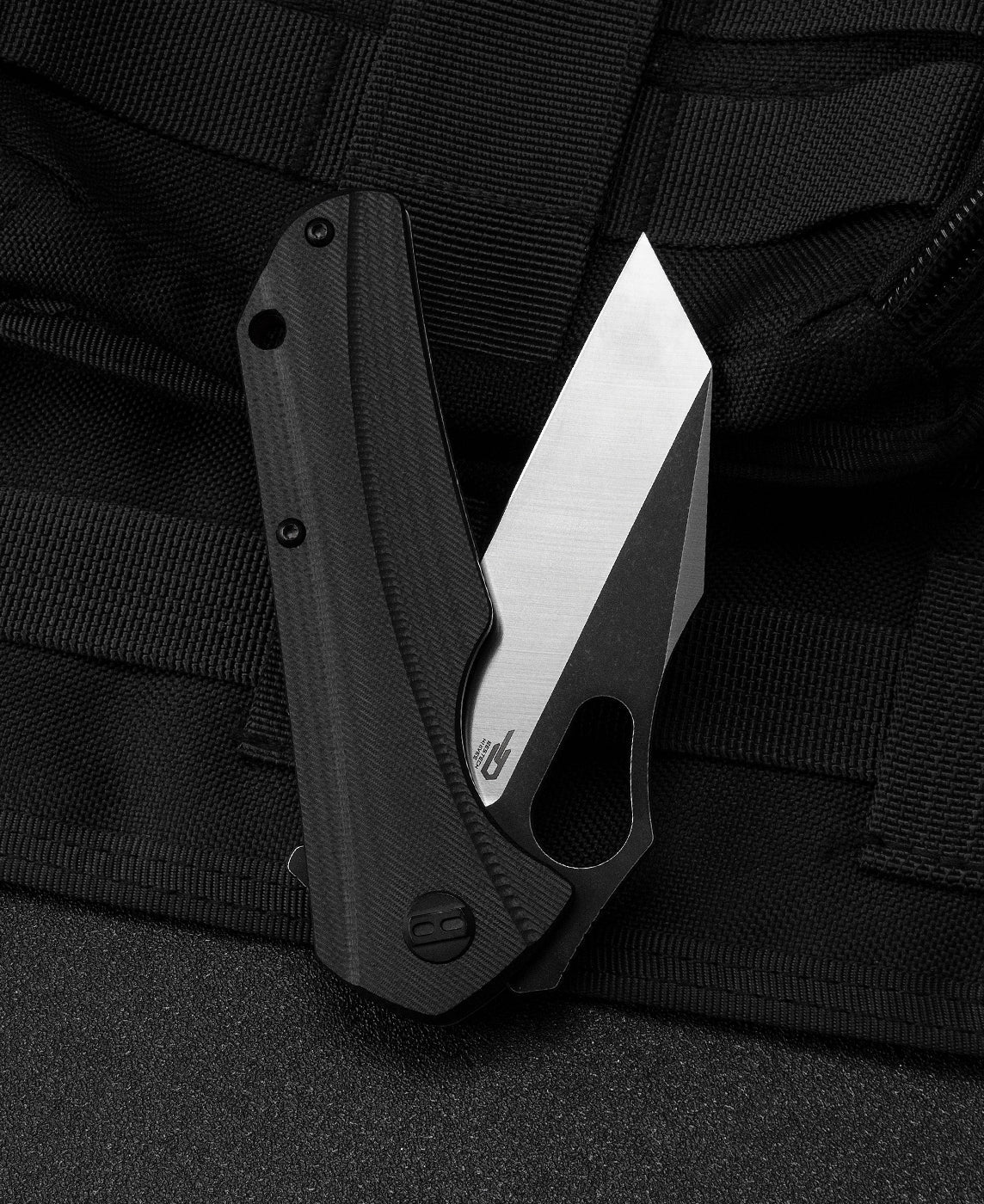 Bestech Operator BG36A D2 Blade Black G10 Handle Liner Lock Folding Knife
