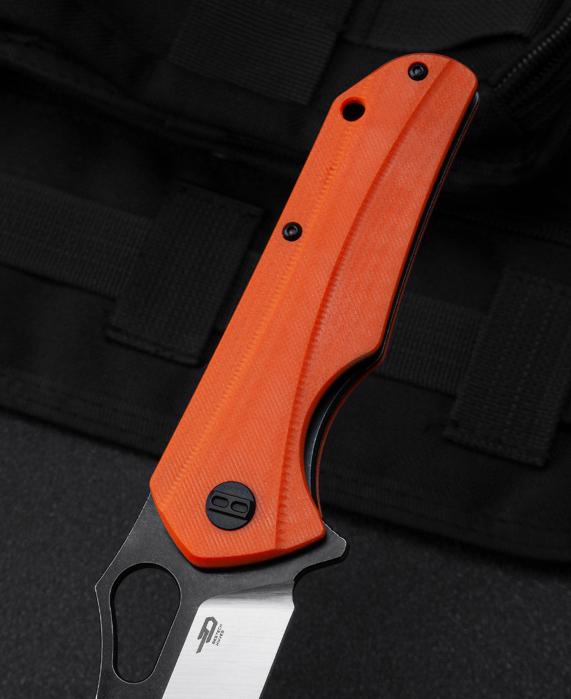 Bestech Operator BG36D D2 Blade Black G10 Handle Liner Lock Folding Knife