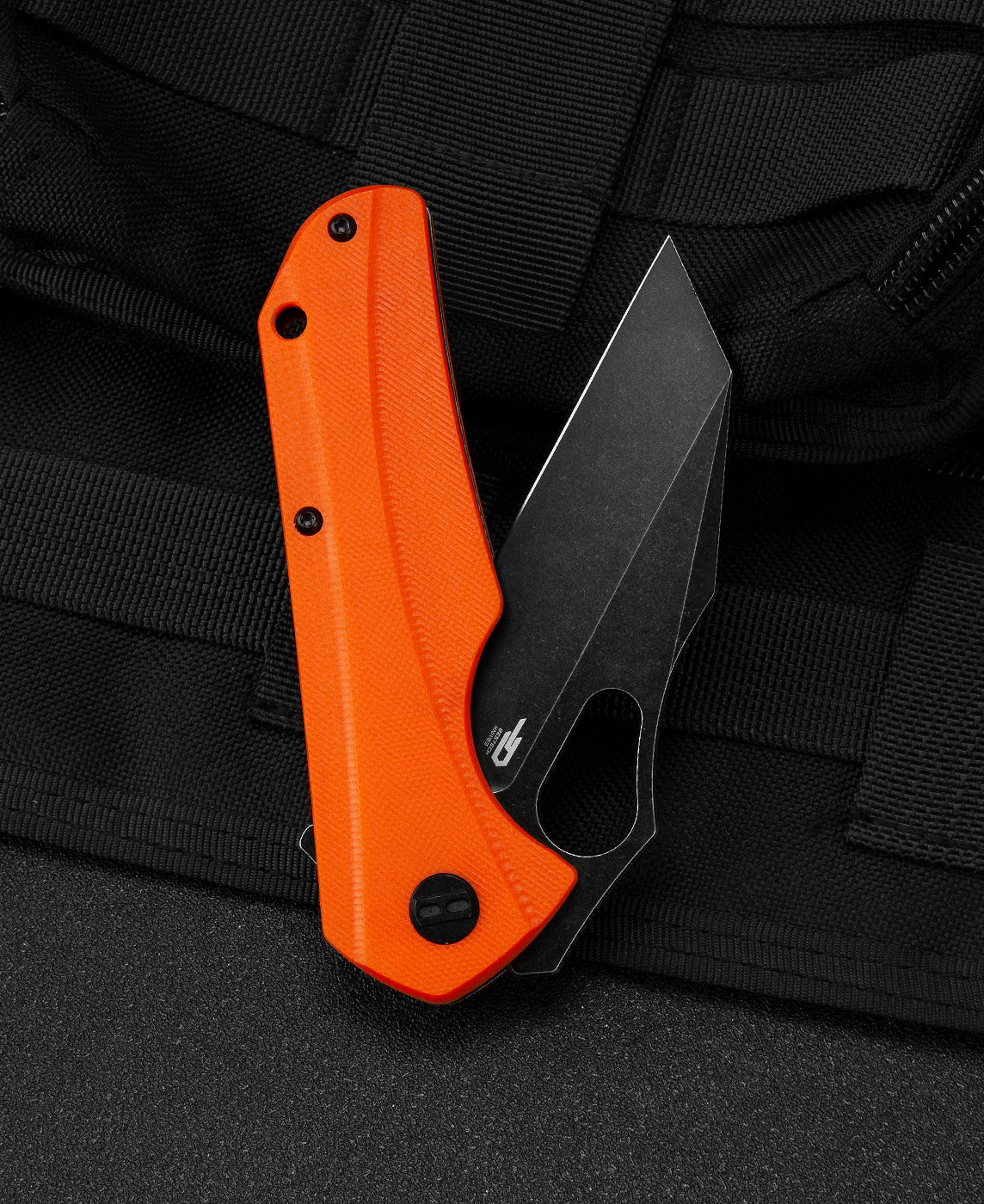 Bestech Operator BG36E D2 Blade Black G10 Handle Liner Lock Folding Knife
