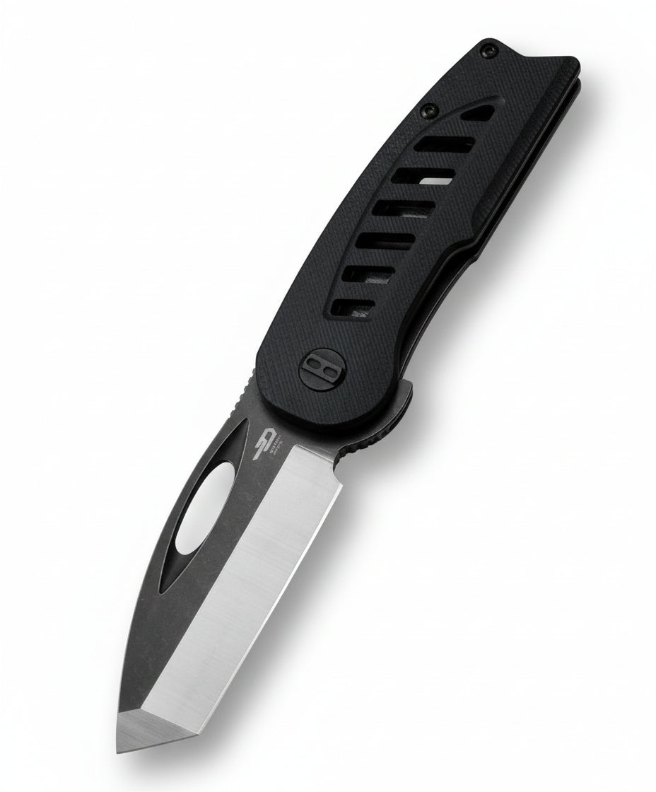 Bestech Explorer BG37A D2 Blade Black G10 Handle Liner Lock Folding Knife