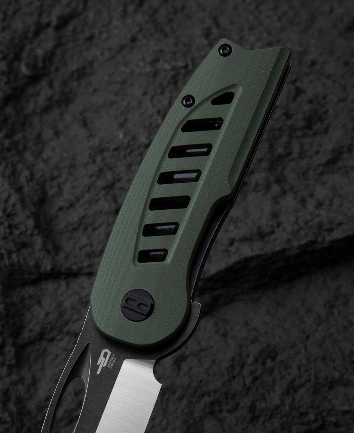 Bestech Explorer BG37B D2 Blade Black G10 Handle Liner Lock Folding Knife