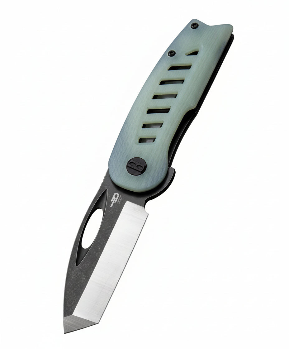 Bestech Explorer BG37C D2 Blade Black G10 Handle Liner Lock Folding Knife