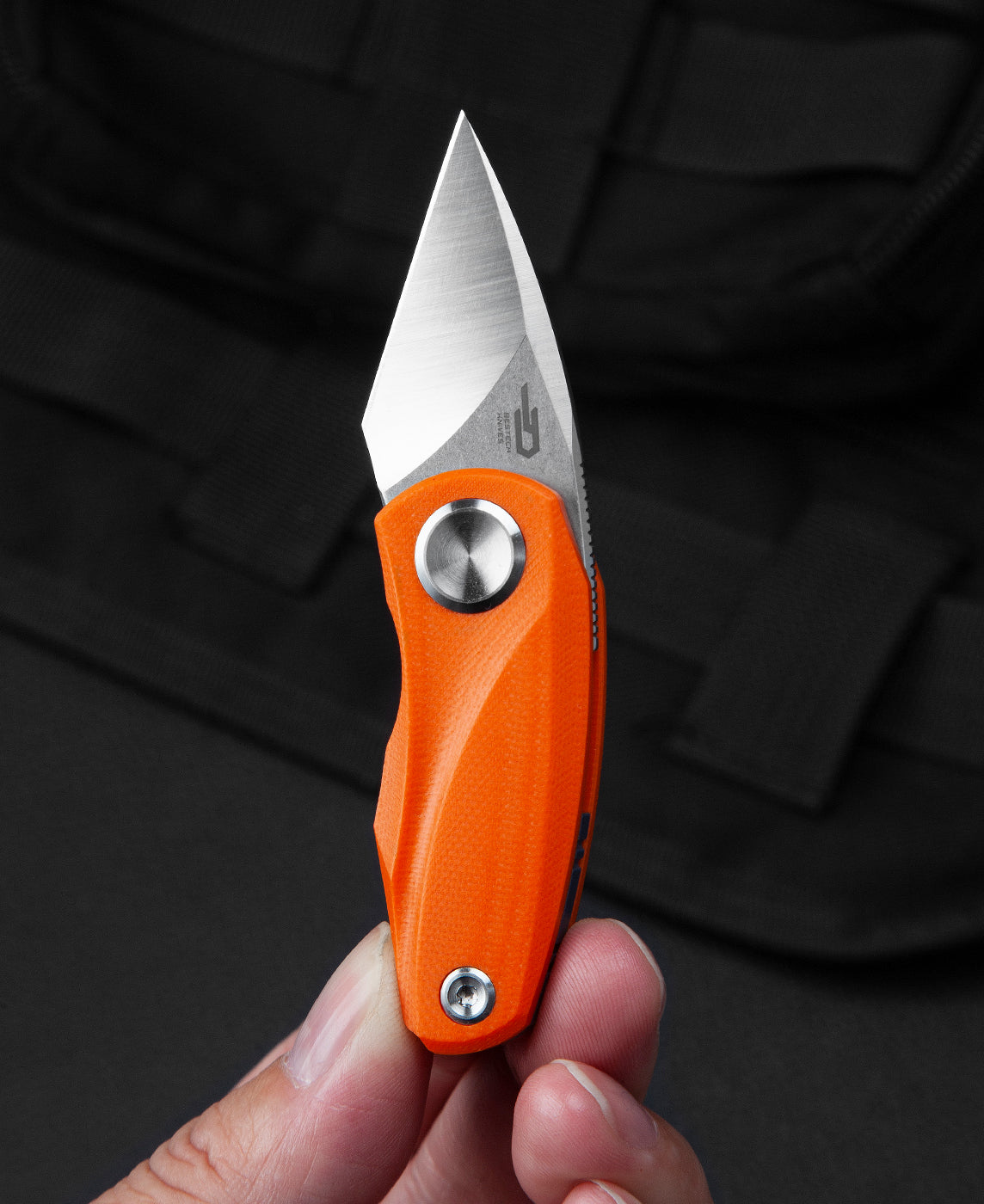 Bestech Tulip BG38C 14C28N Blade Orange G10 Handle Liner Lock Folding Knife