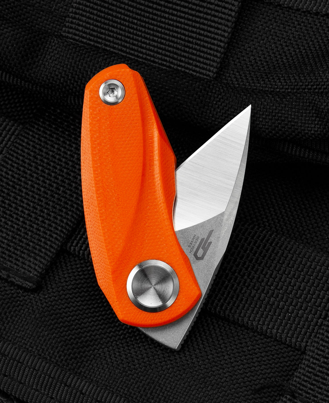Bestech Tulip BG38C 14C28N Blade Orange G10 Handle Liner Lock Folding Knife