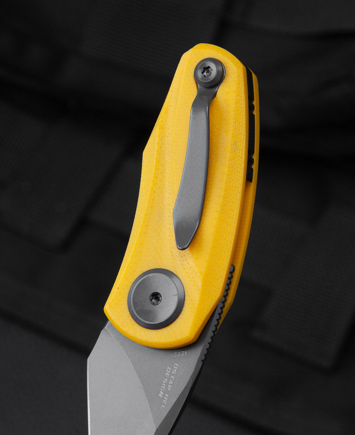 Bestech Tulip BG38F 14C28N Blade Yellow G10 Handle Liner Lock Folding Knife