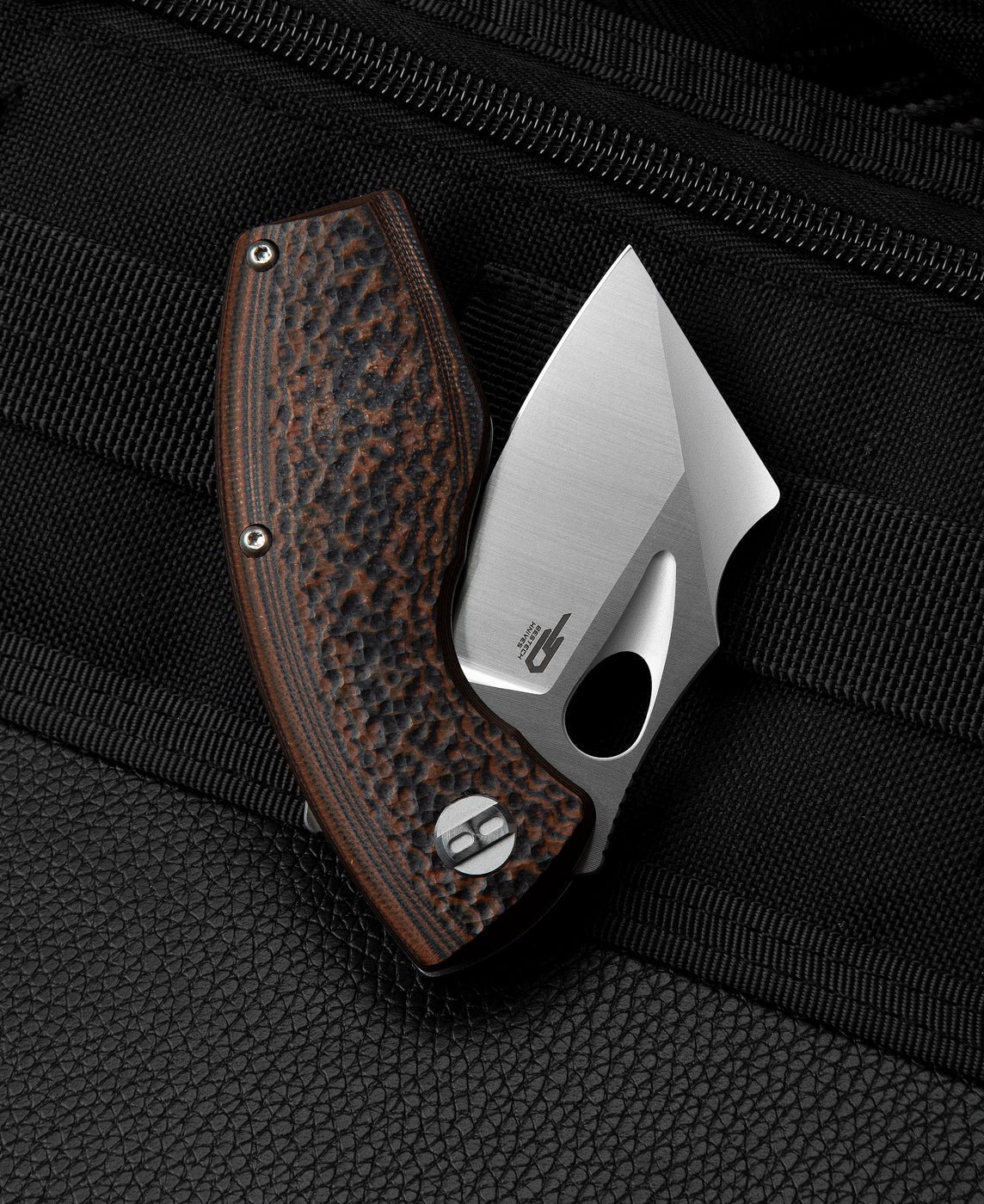 Bestech Lizard BG39A D2 Blade Black+Orange G10 Handle Liner Lock Folding Knife