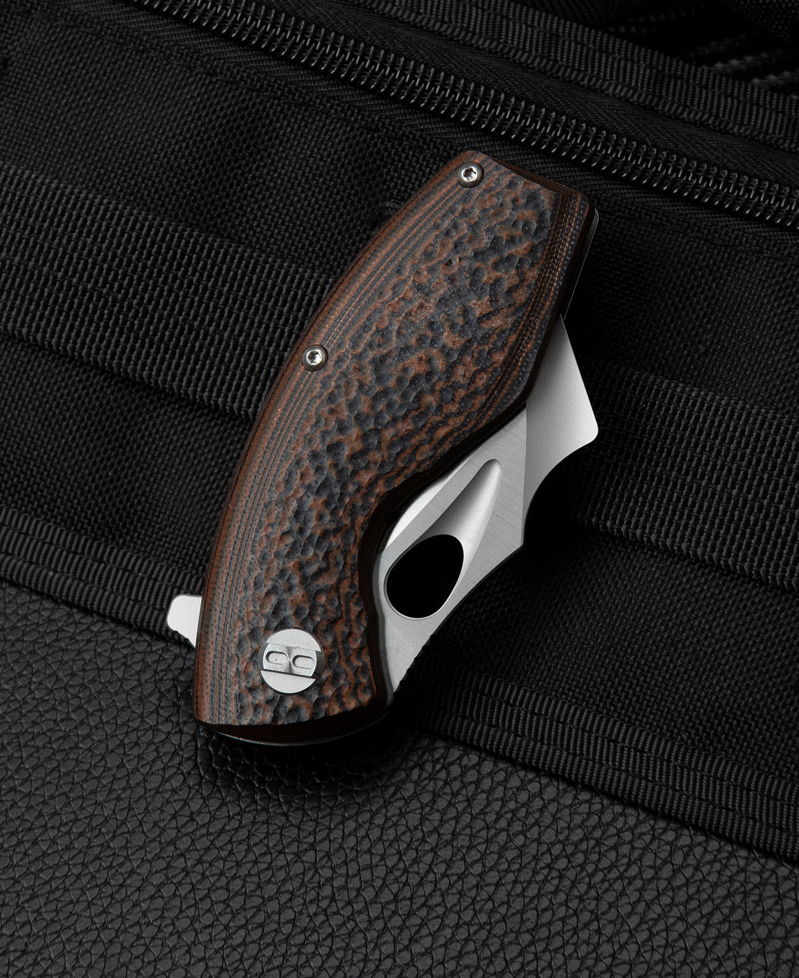 Bestech Lizard BG39A D2 Blade Black+Orange G10 Handle Liner Lock Folding Knife