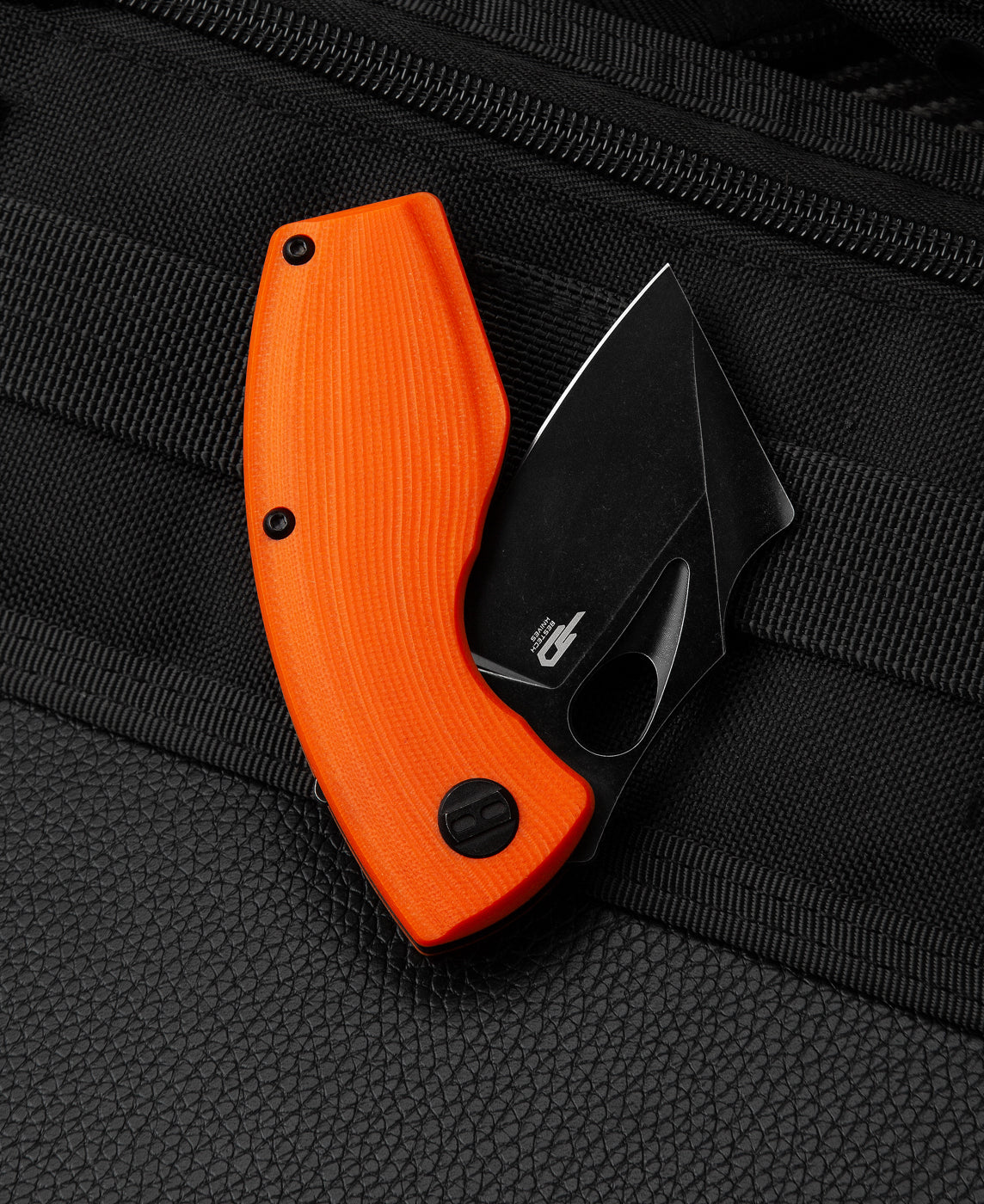 Bestech Lizard BG39D D2 Blade Orange G10 Handle Liner Lock Folding Knife