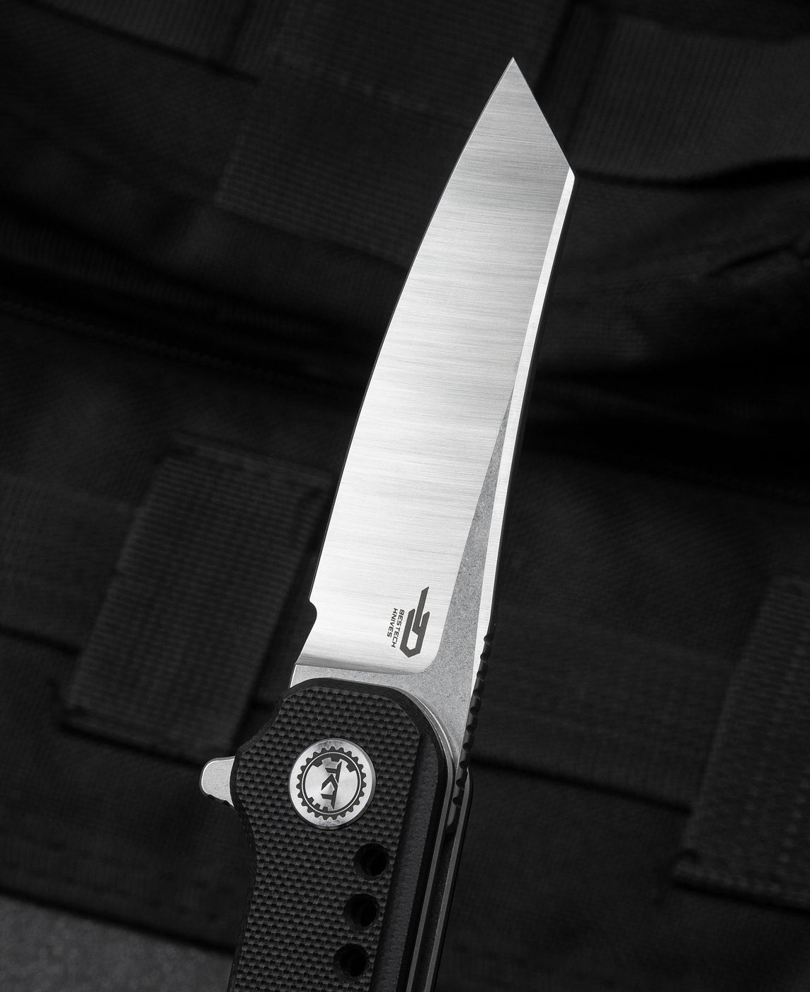 Bestech Syntax BG40A 14C28N Blade Beige G10 Handle Liner Lock Folding Knife