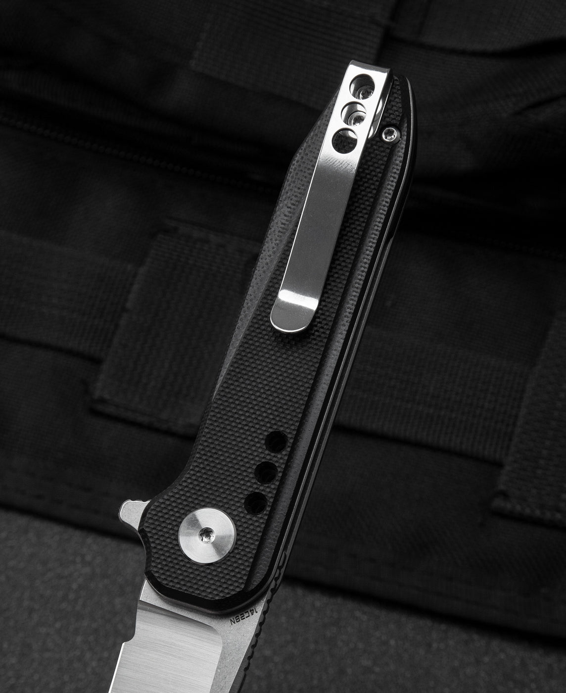 Bestech Syntax BG40A 14C28N Blade Beige G10 Handle Liner Lock Folding Knife