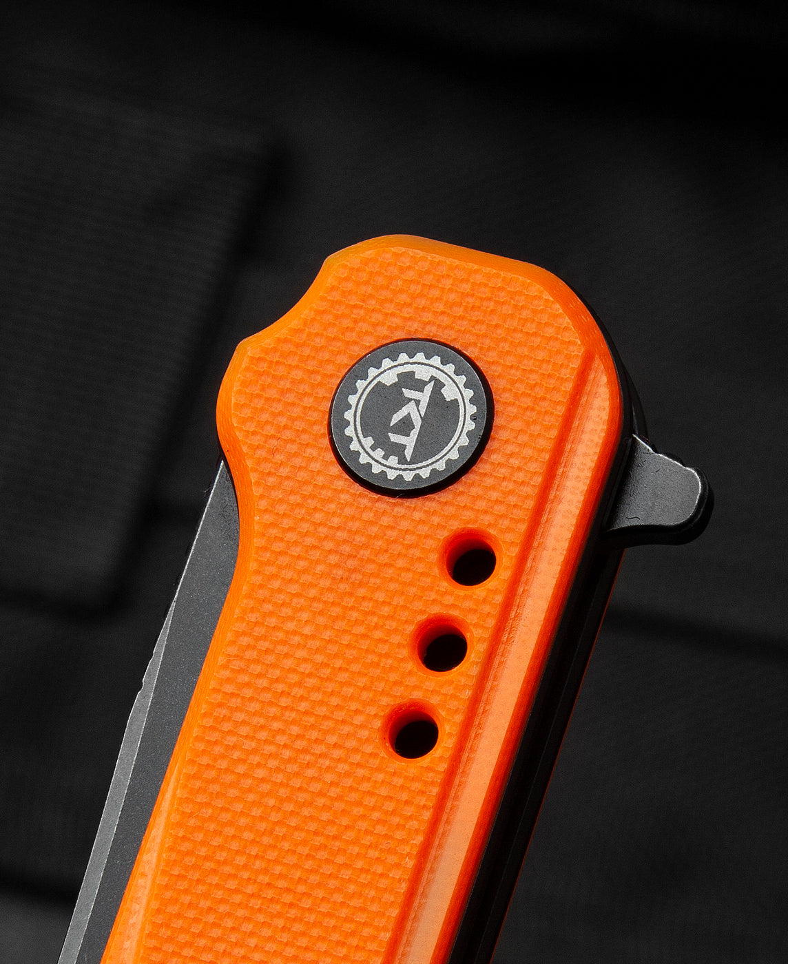 Bestech Syntax BG40C 14C28N Blade Orange Micarta Handle Liner Lock Folding Knife