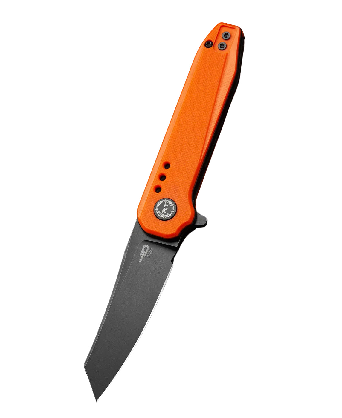 Bestech Syntax BG40C 14C28N Blade Orange Micarta Handle Liner Lock Folding Knife