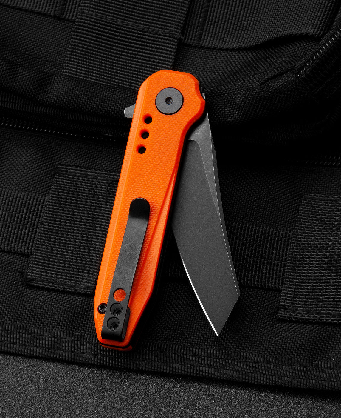Bestech Syntax BG40C 14C28N Blade Orange Micarta Handle Liner Lock Folding Knife