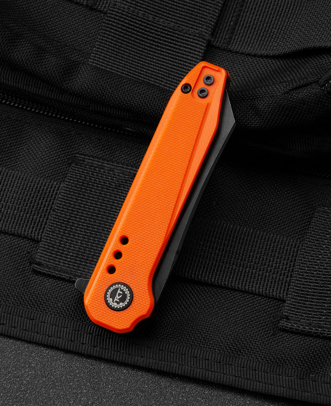 Bestech Syntax BG40C 14C28N Blade Orange Micarta Handle Liner Lock Folding Knife