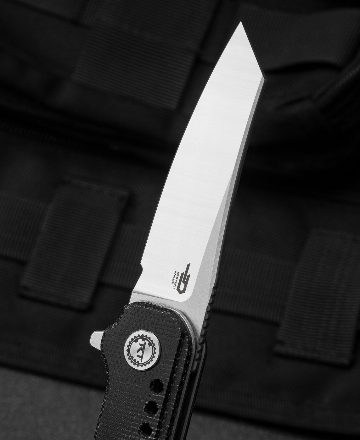 Bestech Syntax BG40D 14C28N Blade Micarta Handle Liner Lock Folding Knife