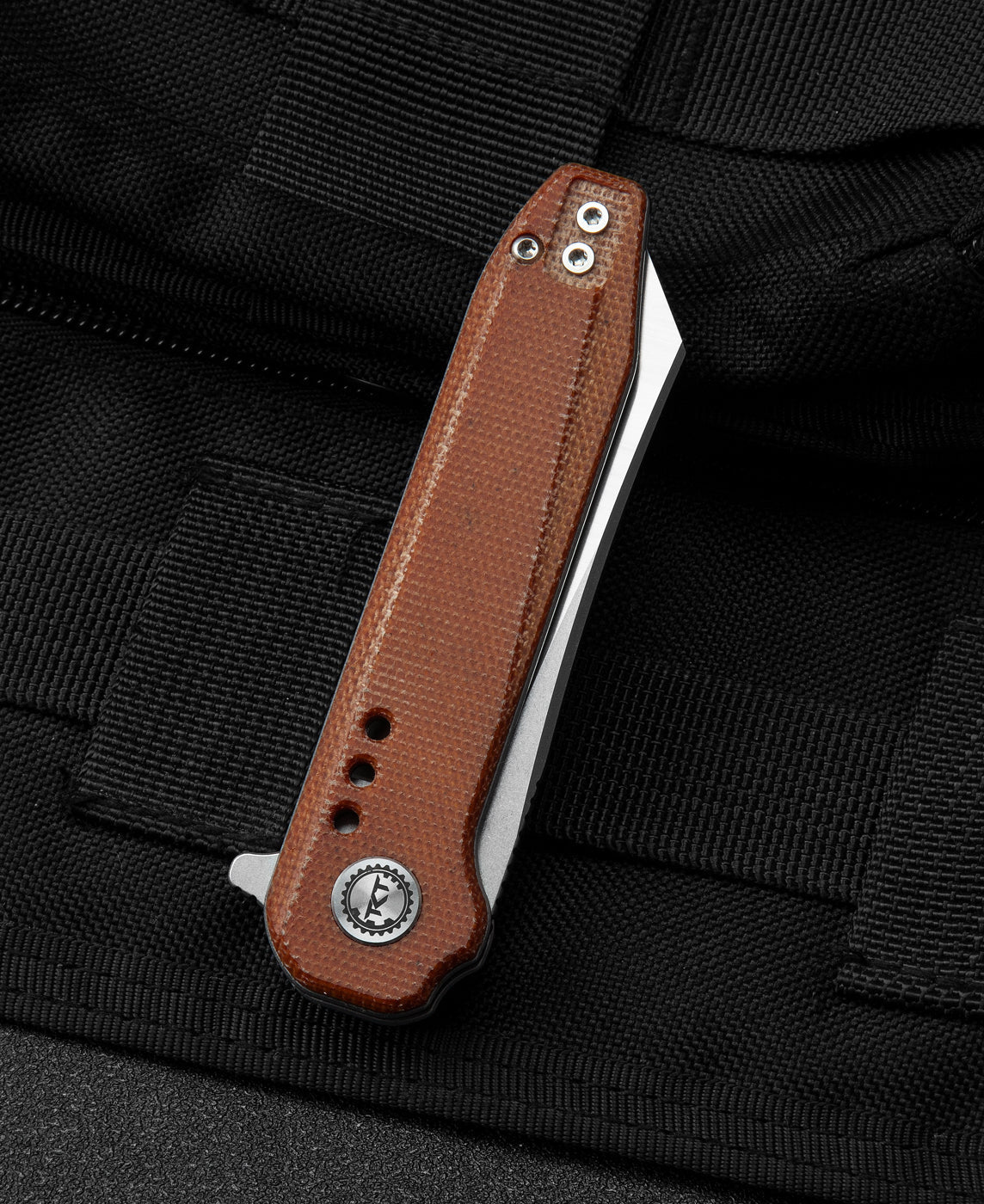 Bestech Syntax BG40E 14C28N Blade Natural Micarta Handle Liner Lock Folding Knife