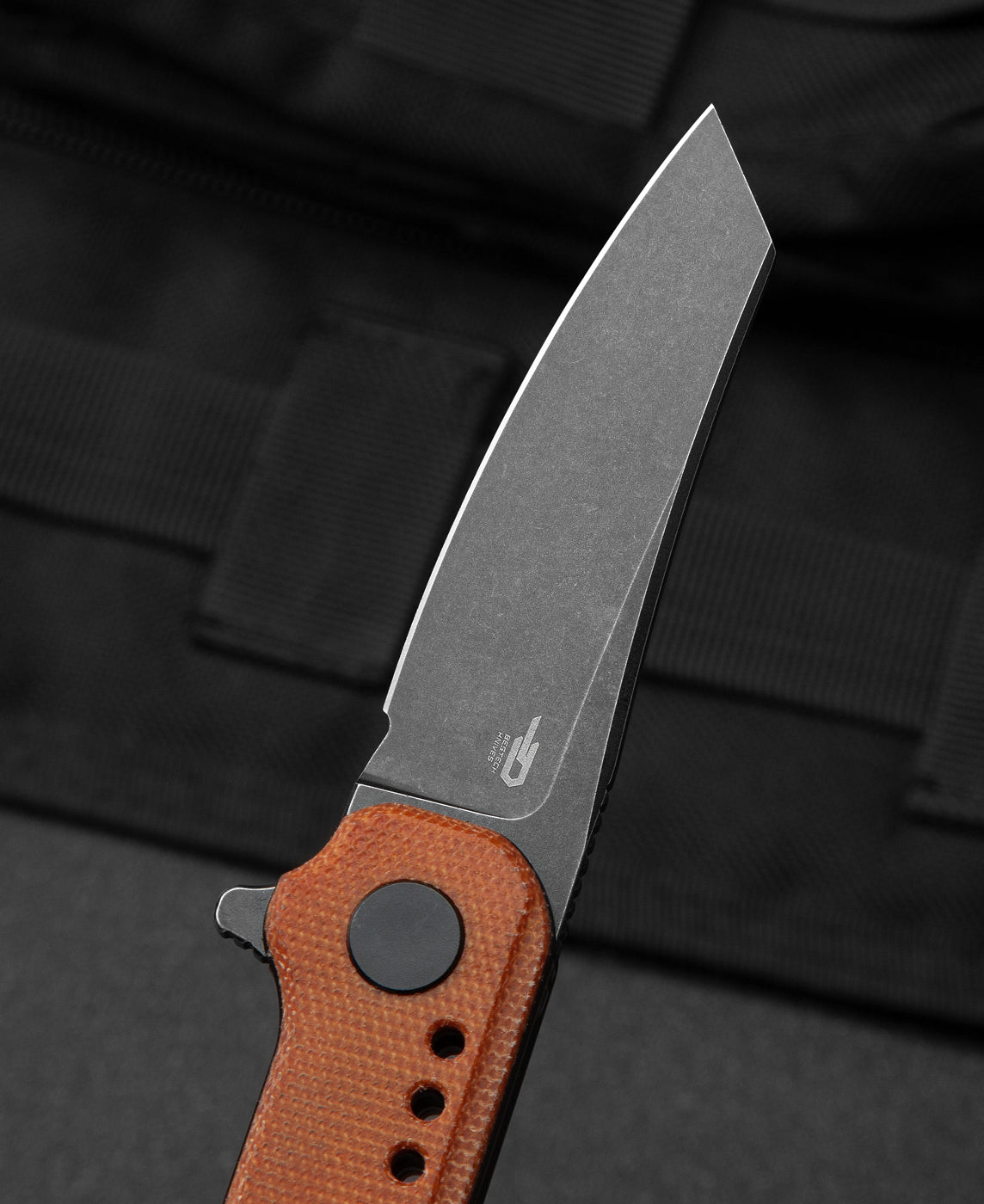 Bestech Syntax BG40F 14C28N Blade Natural Micarta Handle Liner Lock Folding Knife