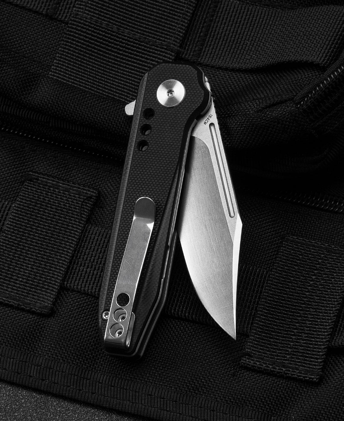 Bestech Syntax BG41A 154CM Blade Black G10 Handle Liner Lock Folding Knife