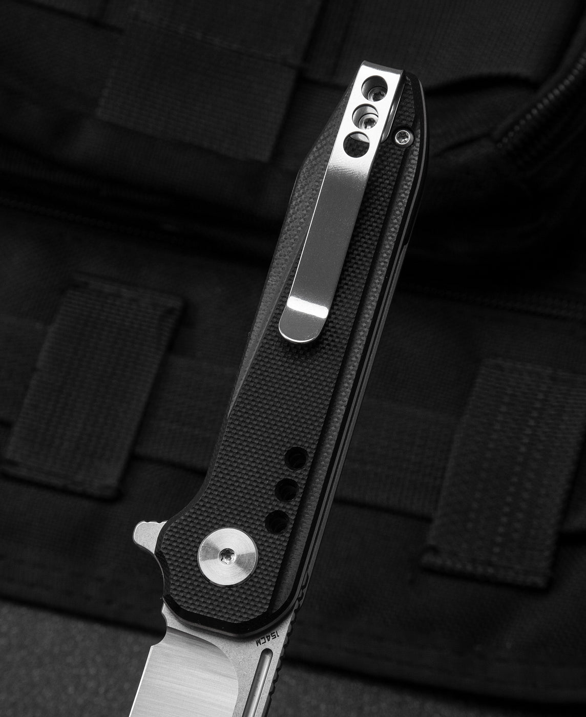 Bestech Syntax BG41A 154CM Blade Black G10 Handle Liner Lock Folding Knife