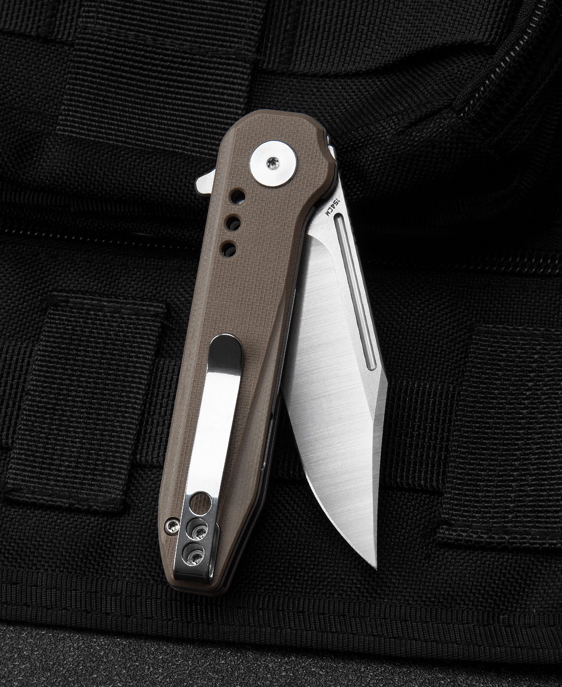 Bestech Syntax BG41B 154CM Blade Beige G10 Handle Liner Lock Folding Knife