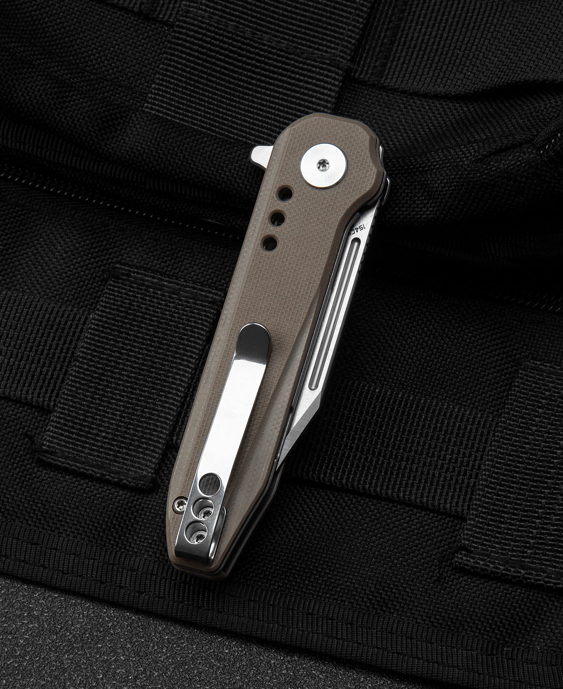 Bestech Syntax BG41B 154CM Blade Beige G10 Handle Liner Lock Folding Knife