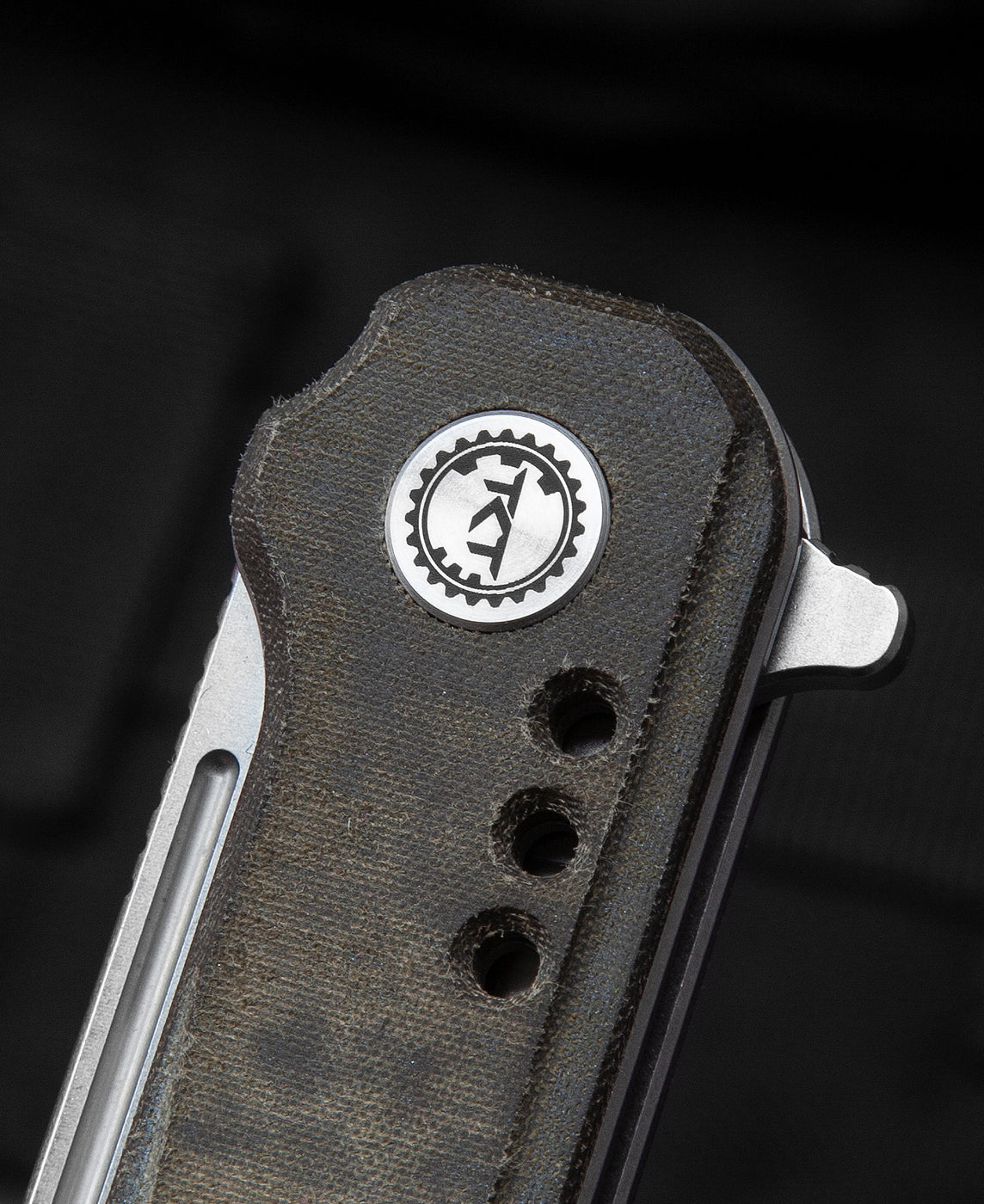 Bestech Syntax BG41E 154CM Blade Green Micarta Handle Liner Lock Folding Knife