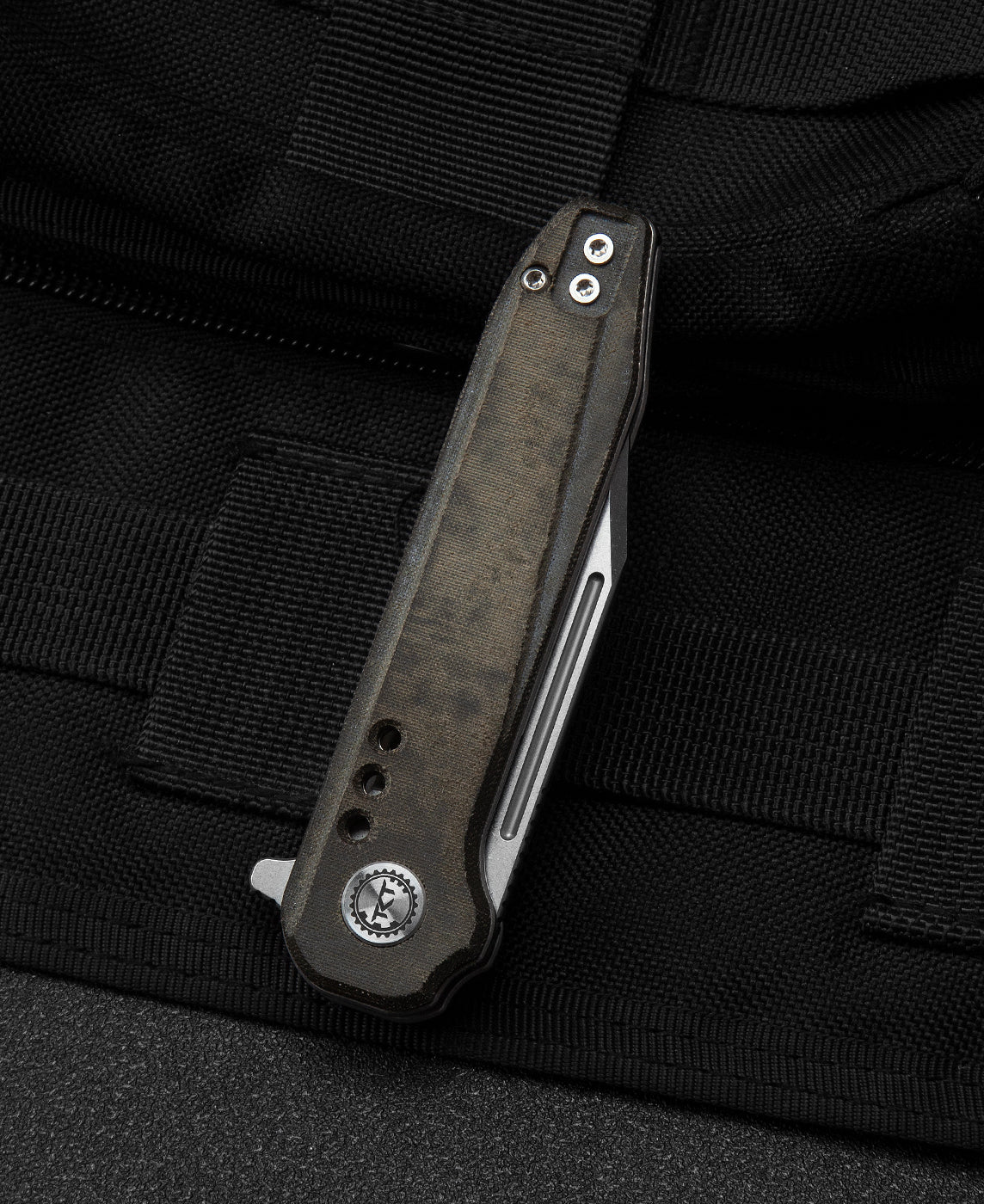 Bestech Syntax BG41E 154CM Blade Green Micarta Handle Liner Lock Folding Knife