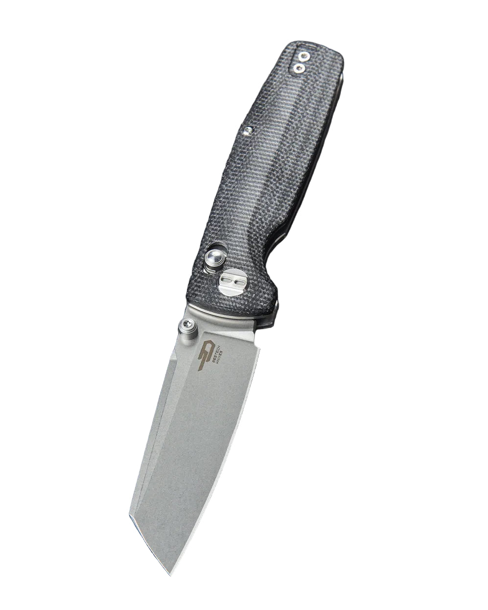 Bestech Slasher BG43A-1 D2 Blade Micarta Handle Crossbar Lock Folding Knife