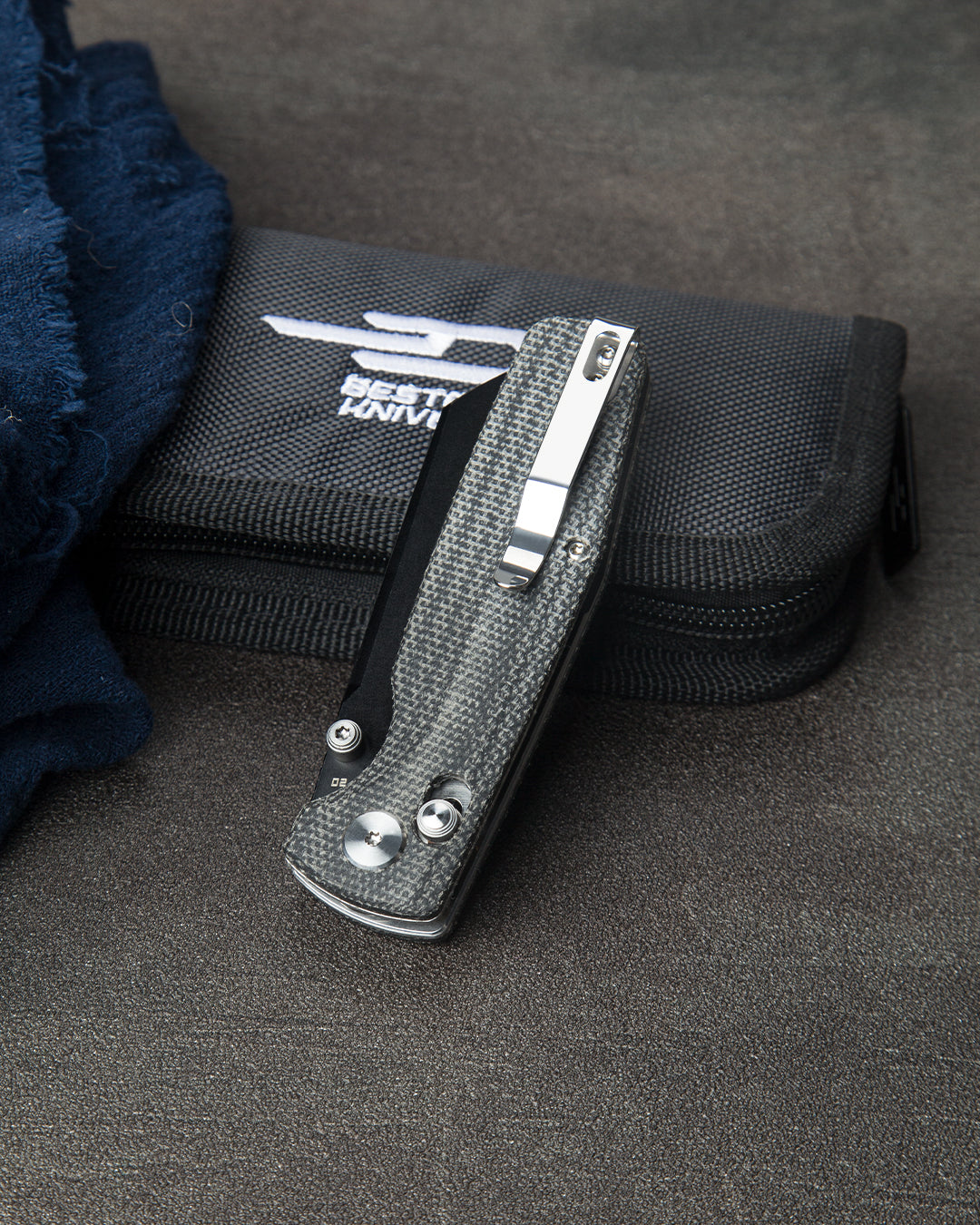 Bestech Slasher BG43A-2 D2 Blade Micarta Handle Crossbar Lock Folding Knife