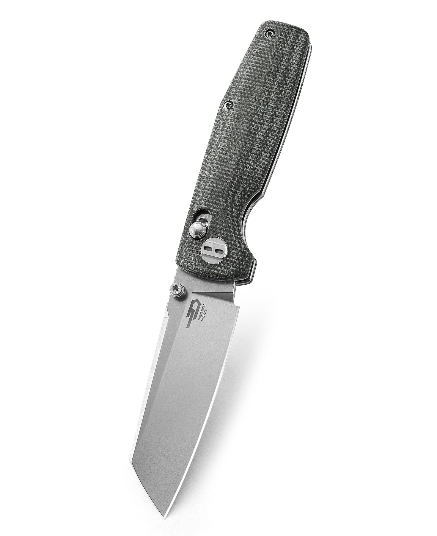 Bestech Slasher BG43B-1 D2 Blade Micarta Handle Crossbar Lock Folding Knife