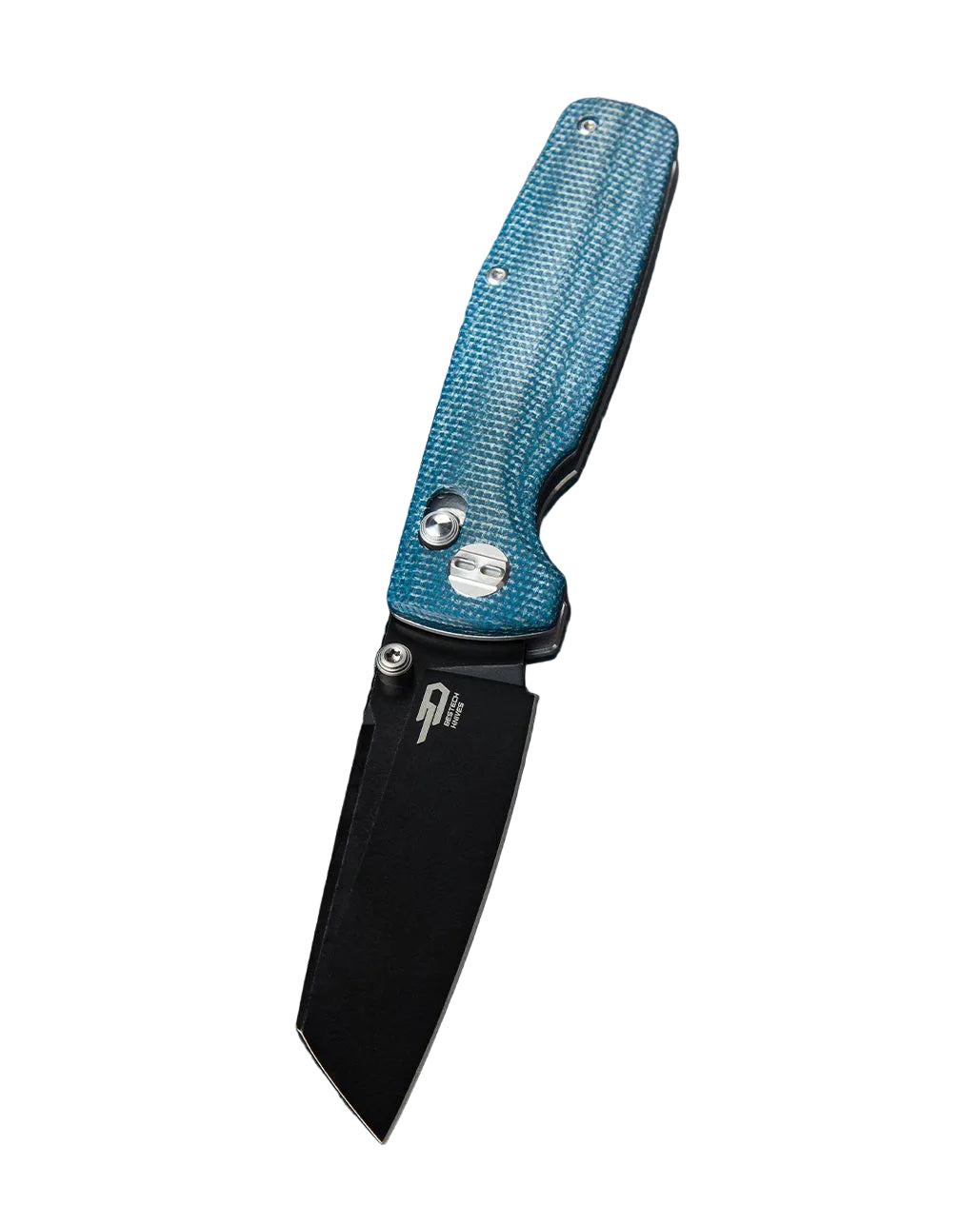 Bestech Slasher BG43C-2 D2 Blade Micarta Handle Crossbar Lock Folding Knife