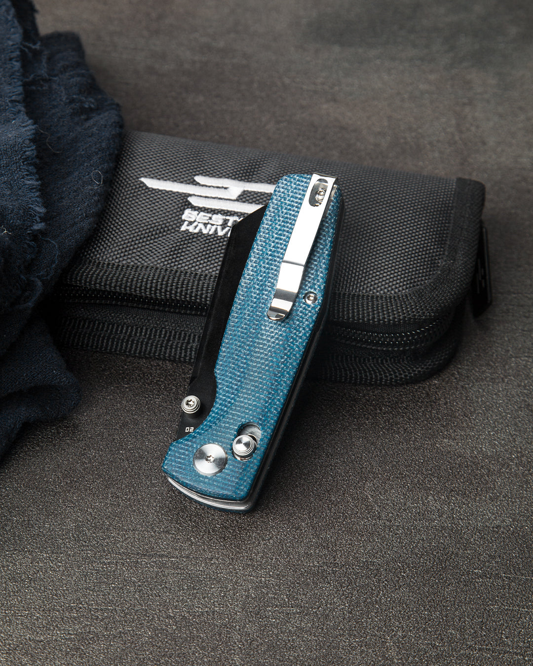 Bestech Slasher BG43C-2 D2 Blade Micarta Handle Crossbar Lock Folding Knife