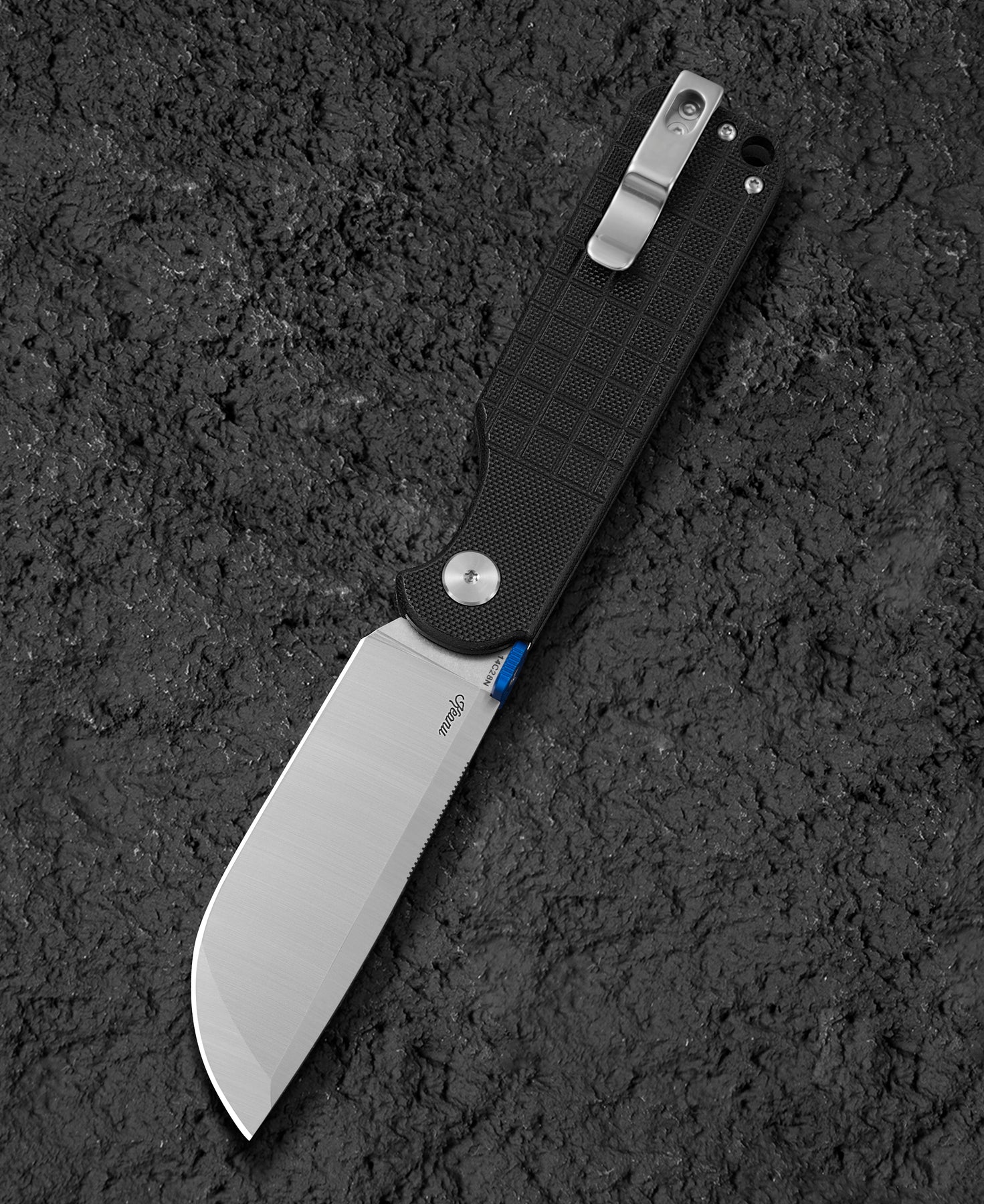 Bestech Glok BG55A 14C28N Blade G10 Handle Button Lock Folding Knife
