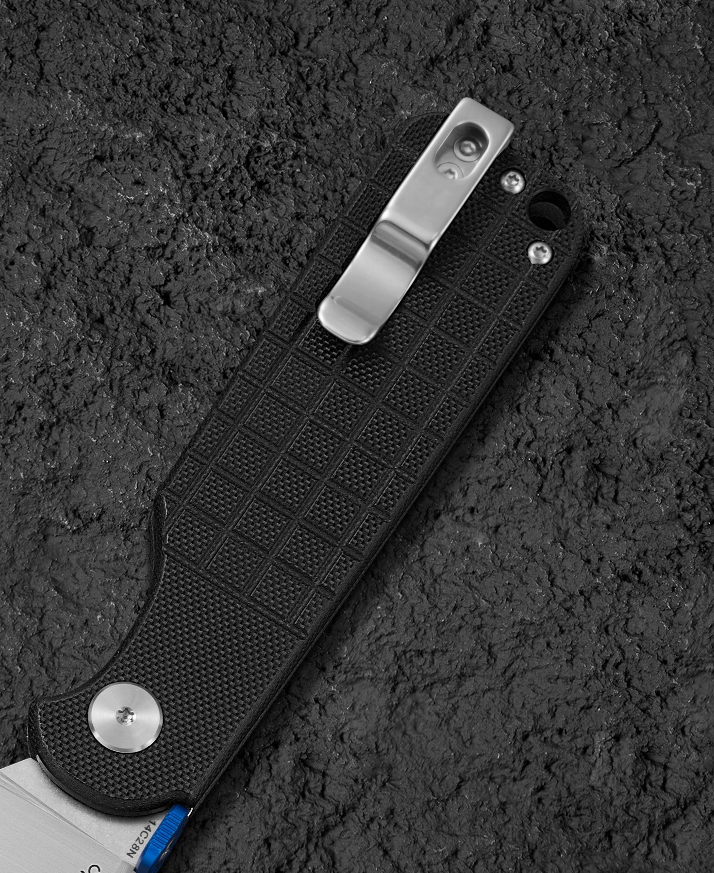 Bestech Glok BG55A 14C28N Blade G10 Handle Button Lock Folding Knife