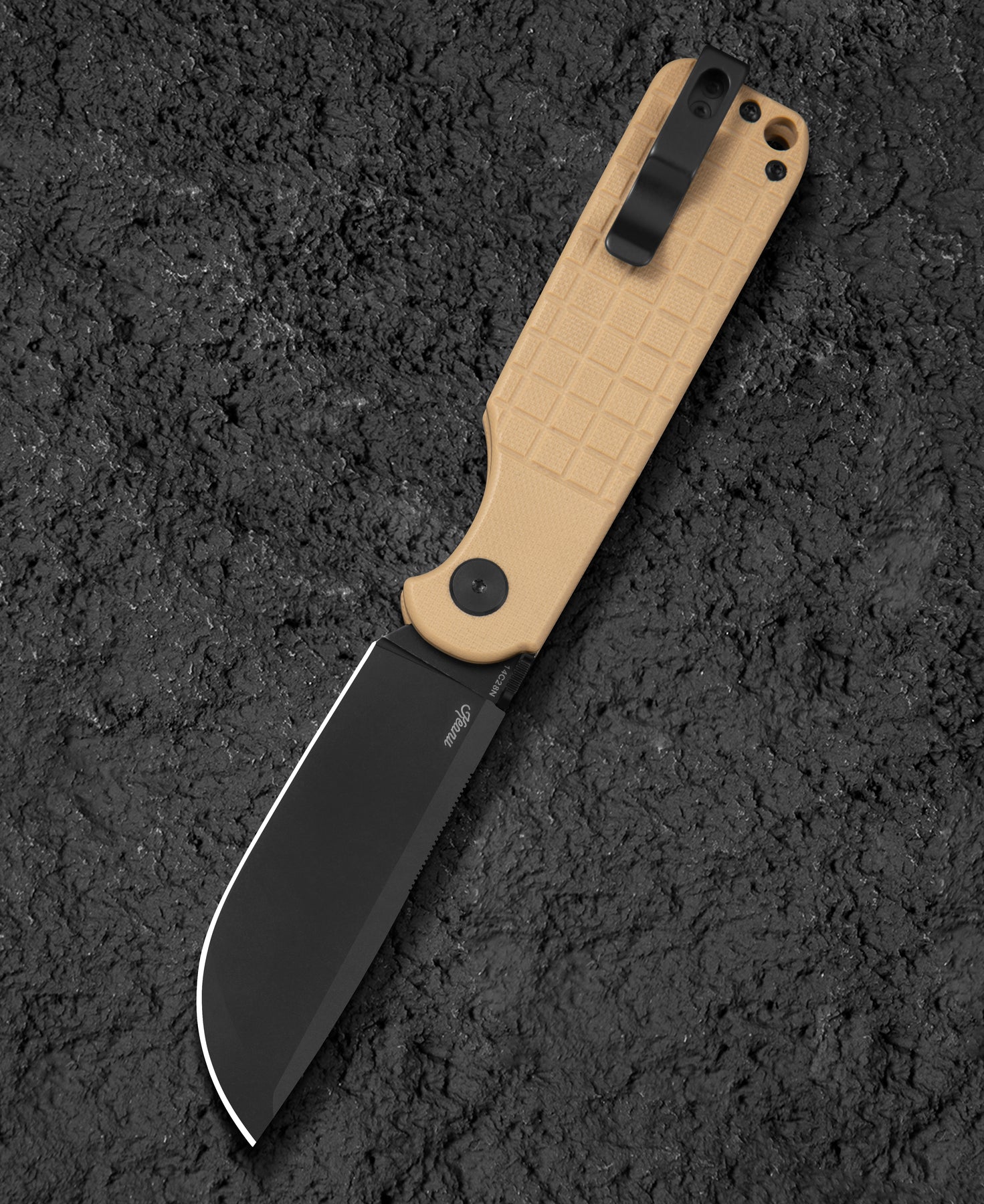 Bestech Glok BG55C 14C28N Blade G10 Handle Button Lock Folding Knife