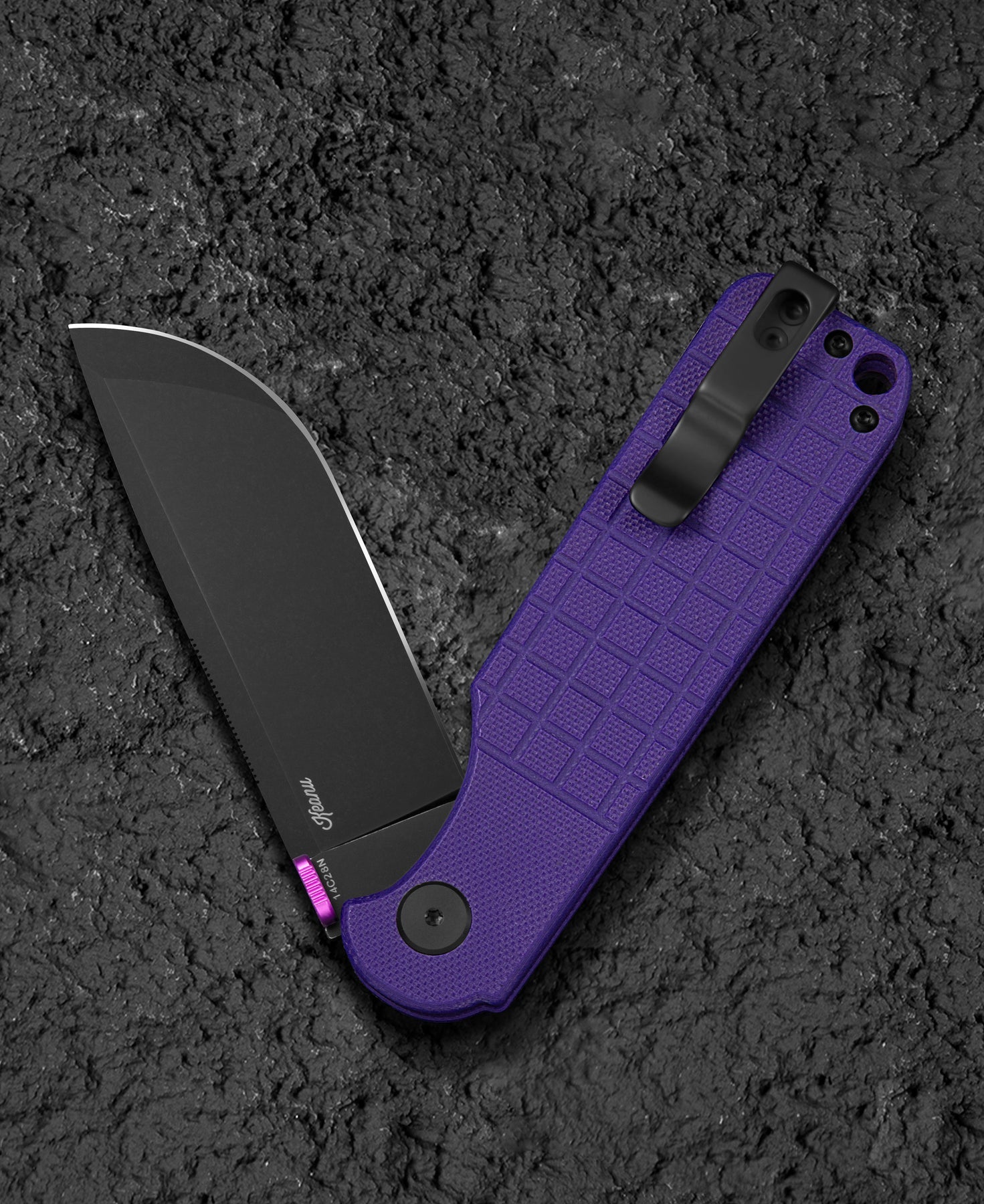 Bestech Glok BG55D 14C28N Blade G10 Handle Button Lock Folding Knife