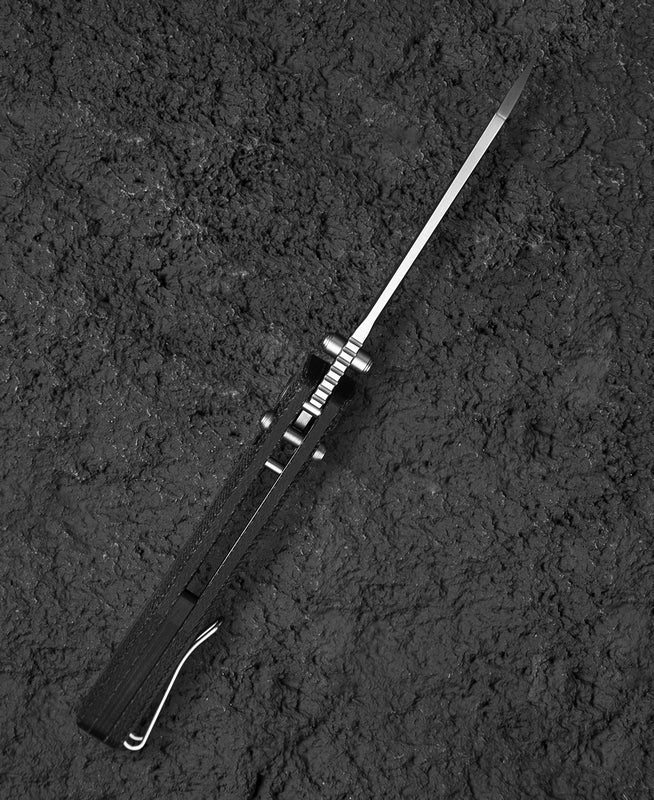 Bestech Slasher BG56A-1 D2 Blade Micarta Handle Crossbar Lock Folding Knife