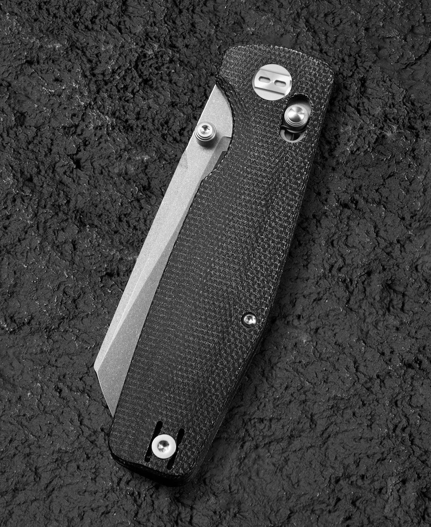 Bestech Slasher BG56A-1 D2 Blade Micarta Handle Crossbar Lock Folding Knife