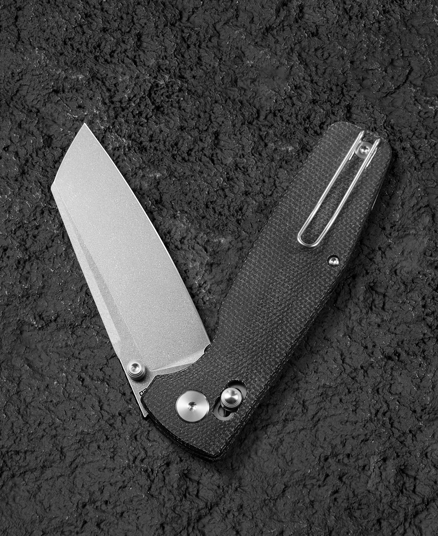 Bestech Slasher BG56A-1 D2 Blade Micarta Handle Crossbar Lock Folding Knife