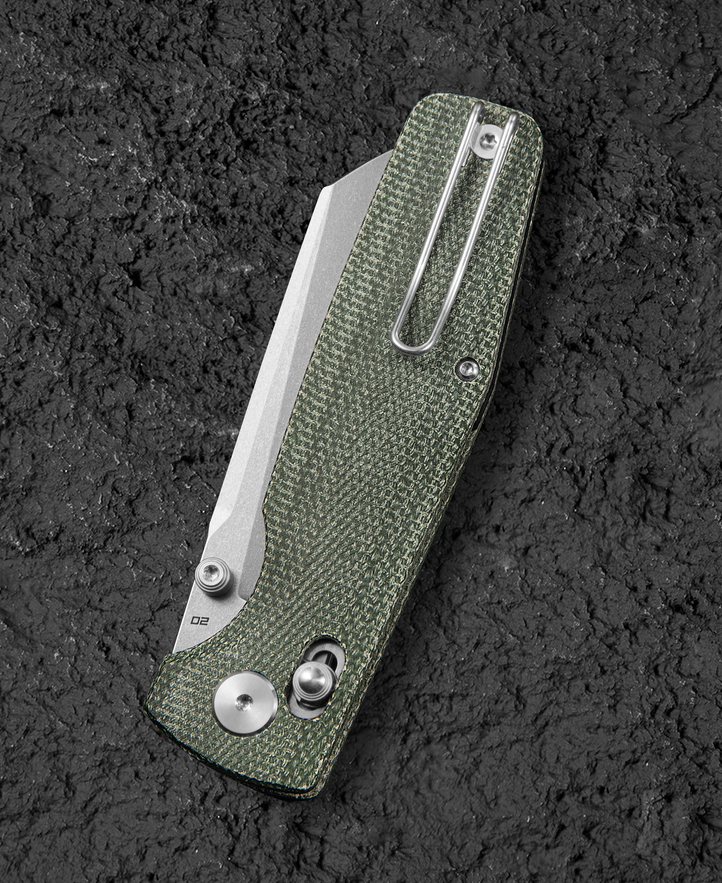Bestech Slasher BG56B-1 D2 Blade Micarta Handle Crossbar Lock Folding Knife