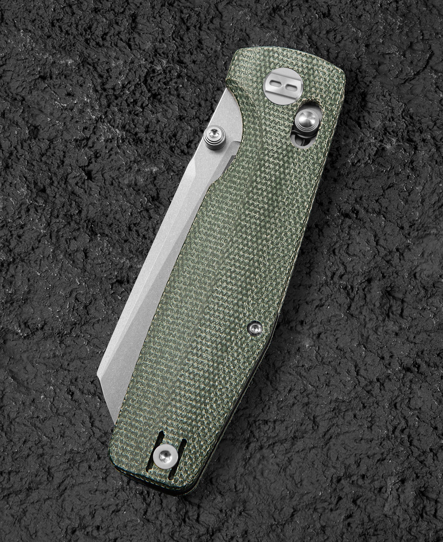 Bestech Slasher BG56B-1 D2 Blade Micarta Handle Crossbar Lock Folding Knife