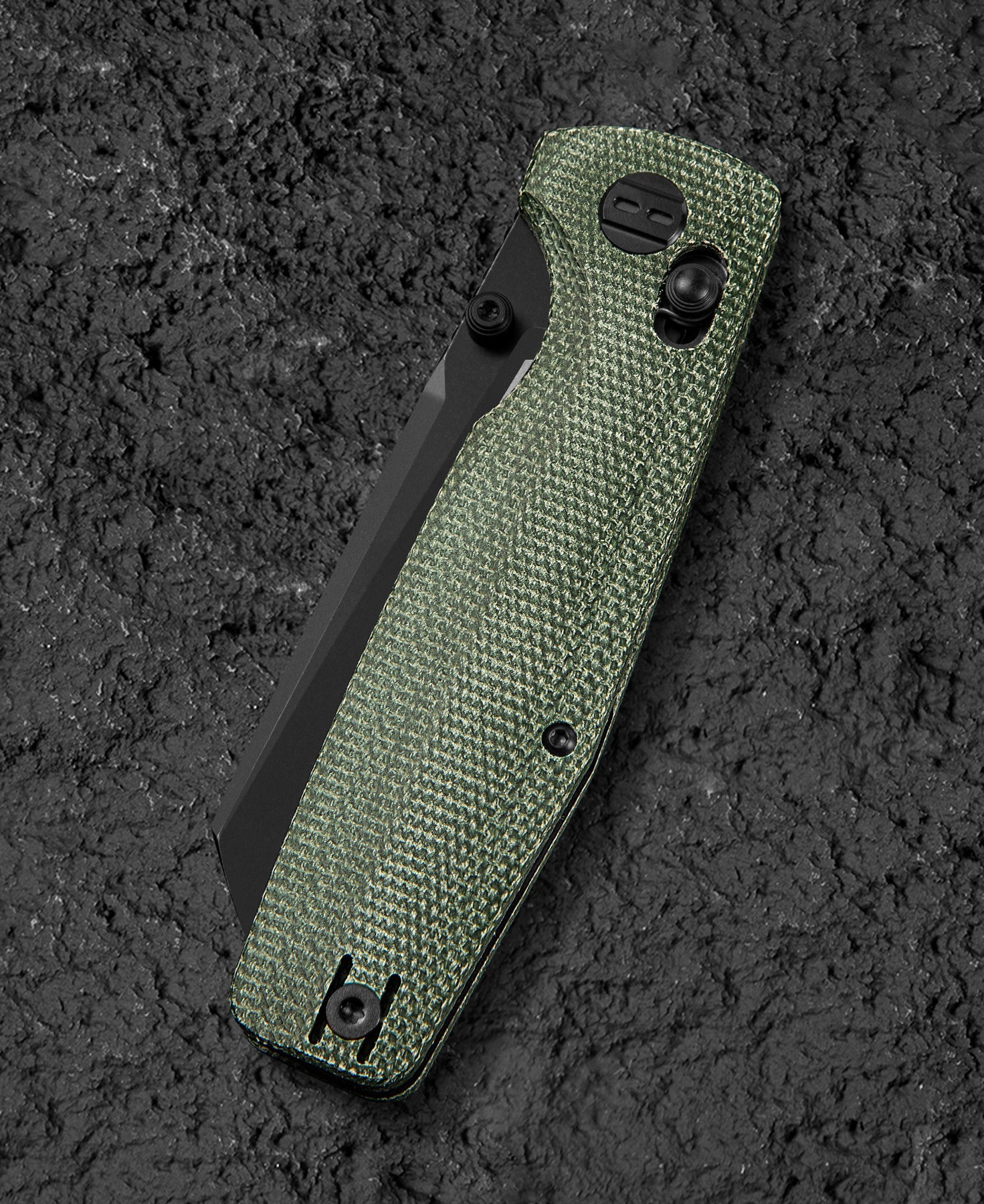 Bestech Slasher BG56B-2 D2 Blade Micarta Handle Crossbar Lock Folding Knife