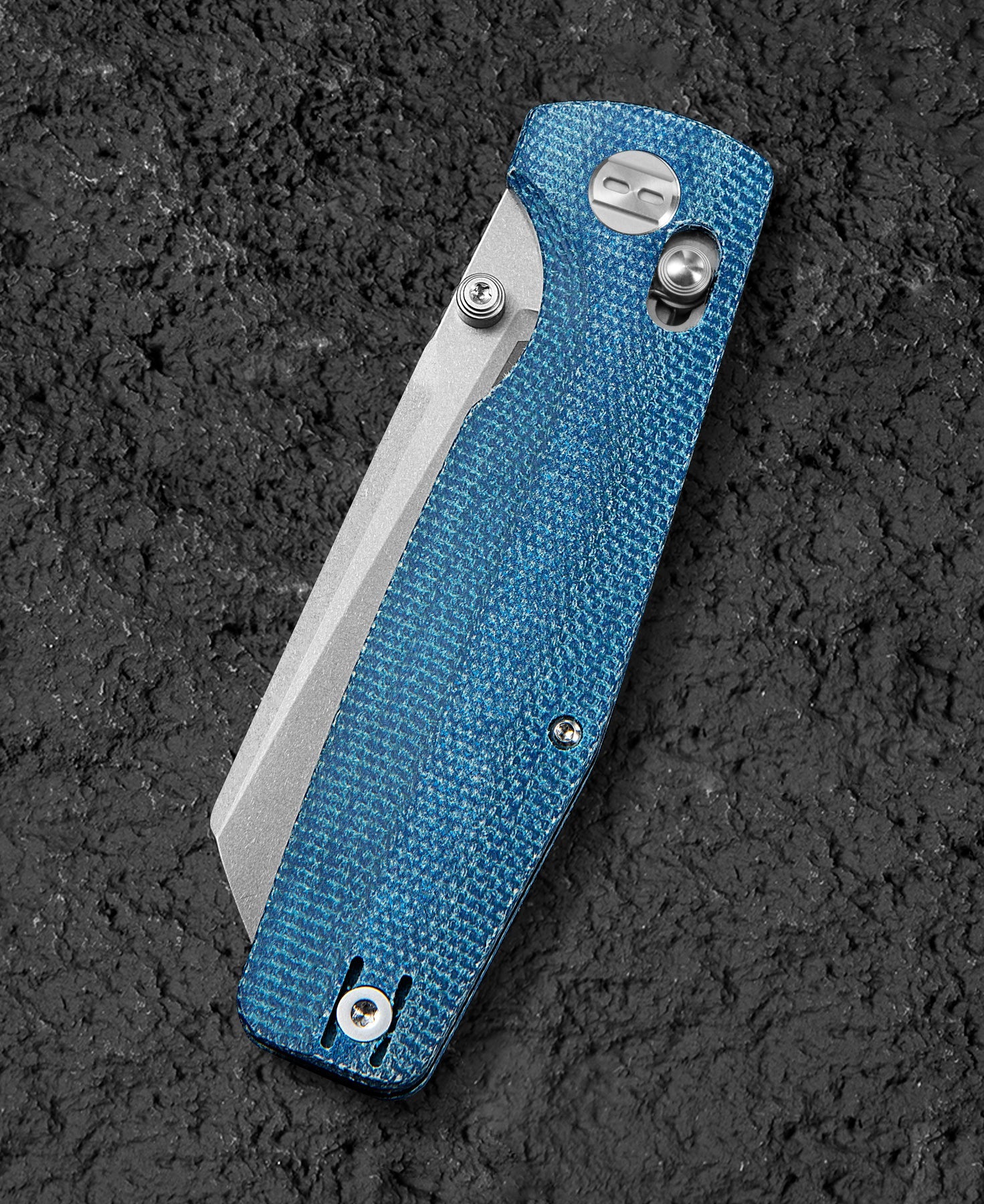 Bestech Slasher BG56C-1 D2 Blade Micarta Handle Crossbar Lock Folding Knife