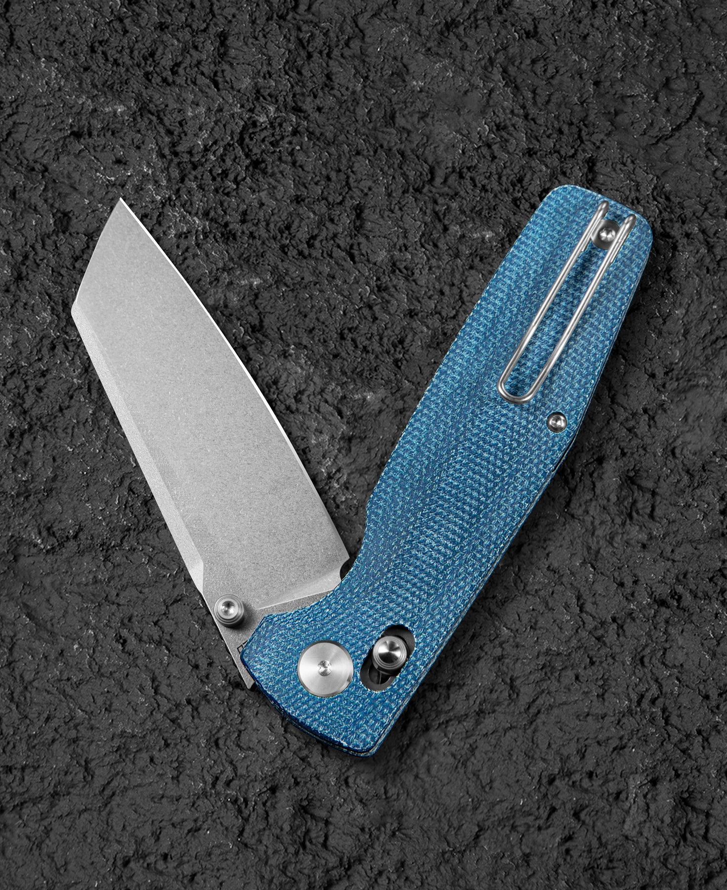 Bestech Slasher BG56C-1 D2 Blade Micarta Handle Crossbar Lock Folding Knife