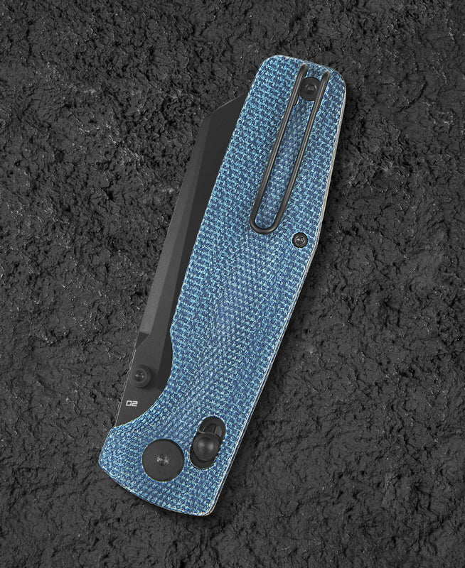 Bestech Slasher BG56C-2 D2 Blade Micarta Handle Crossbar Lock Folding Knife