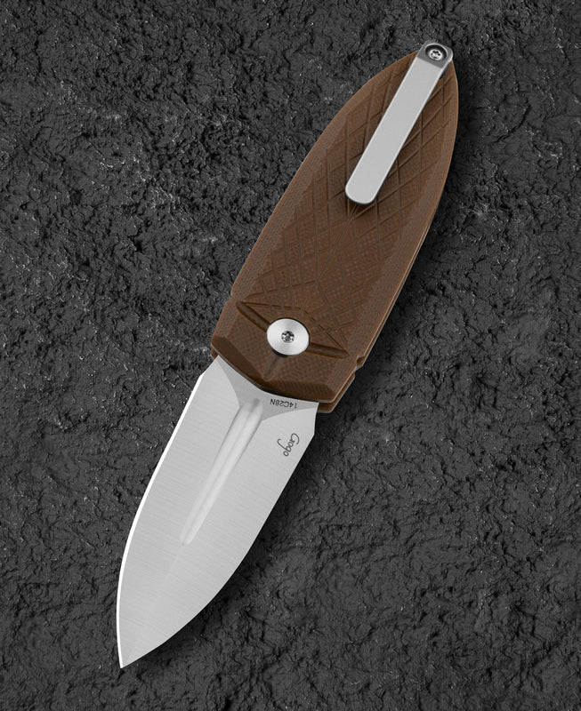 Bestech QUQU BG57A-3 14C28N Blade G10 Handle Folding Knife