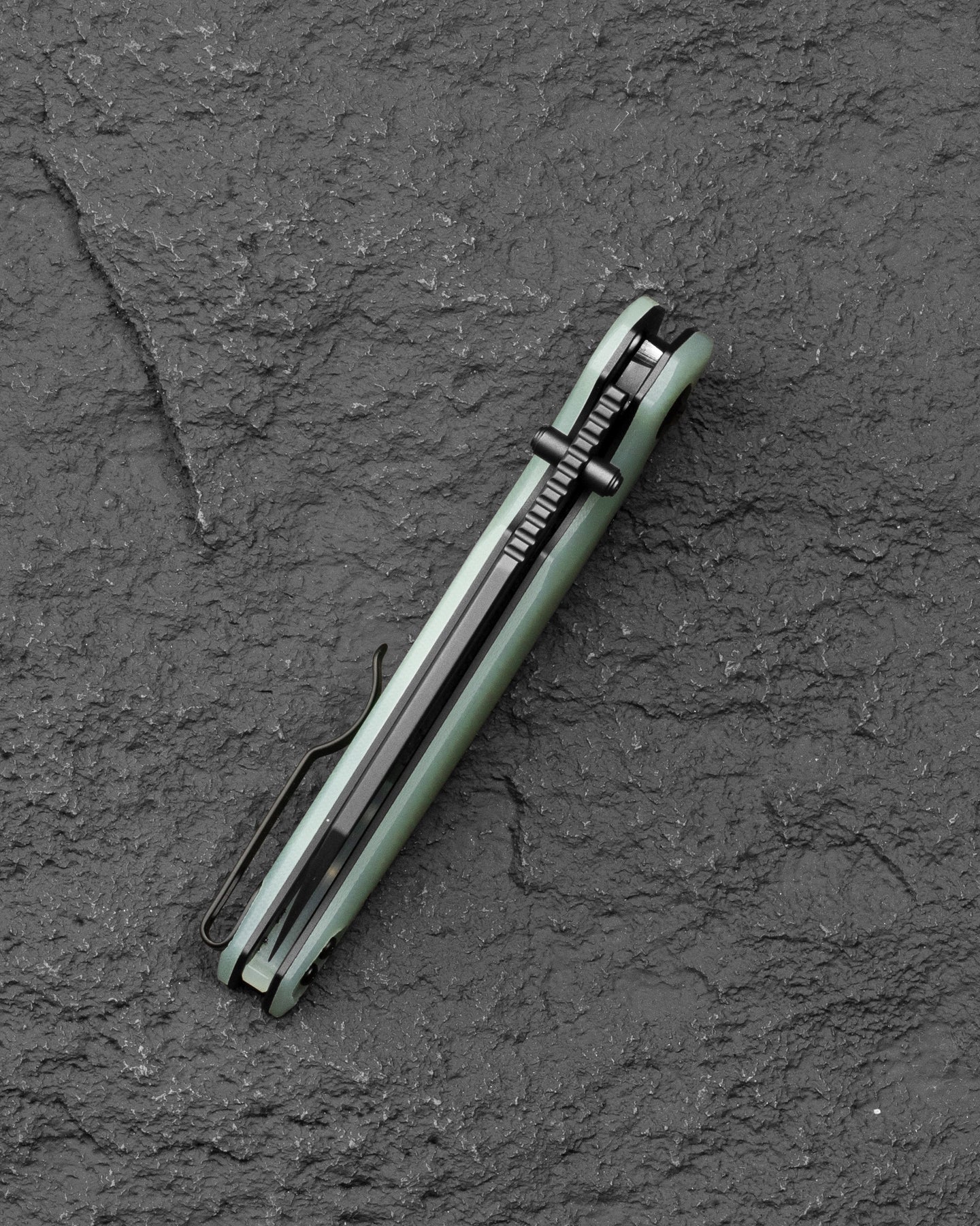 Bestech Snakebird BG58D 14C28N Blade Transparent G10 Handle Button Lock Folding Knife