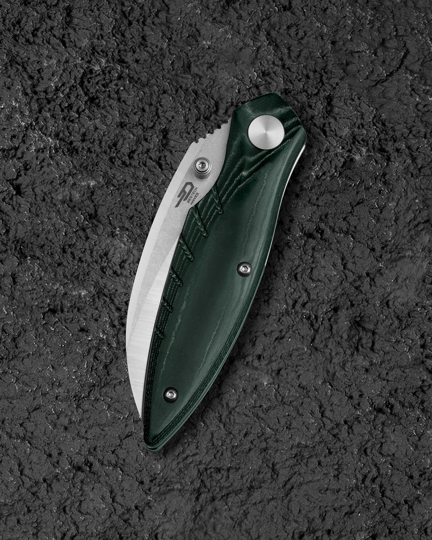 Bestech Mantidae BG60E 14C28N Blade Micarta Handle Liner Lock Folding Knife