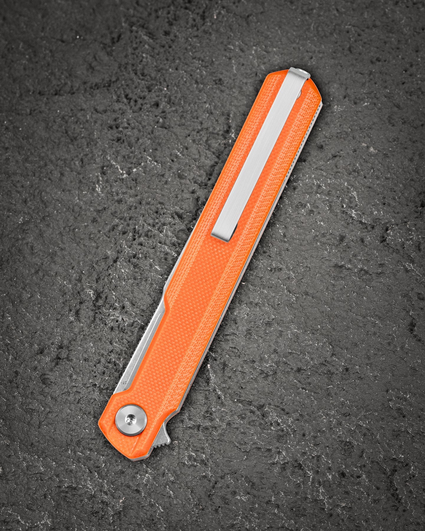 Bestech Duoz BG65B 14C28N Blade Orange G10 Handle Liner Lock Folding Knife