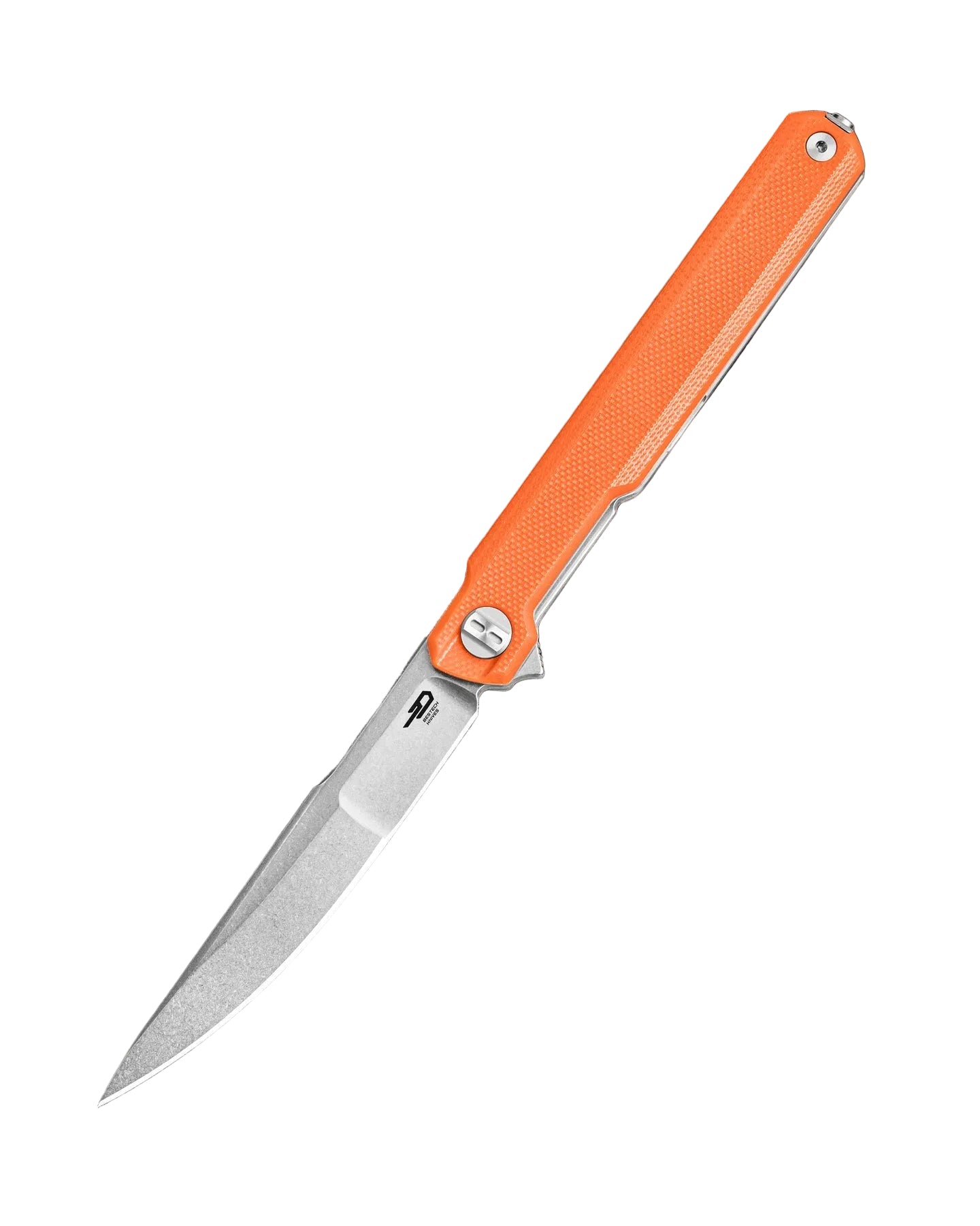 Bestech Duoz BG65B 14C28N Blade Orange G10 Handle Liner Lock Folding Knife